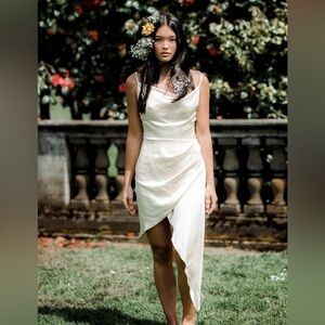 Revolve Elliatt Jacinda mini dress with rhinestone straps in size medium NWT